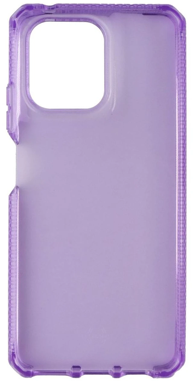 Alt view image 2 of 3 - ITSKINS Spectrum_R // Clear Case for Motorola Moto G (2025) - Light Purple