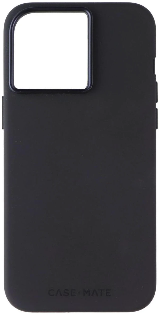 Alt view image 2 of 3 - Case-Mate Silicone Case for MagSafe for Apple iPhone 15 Pro Max - Black