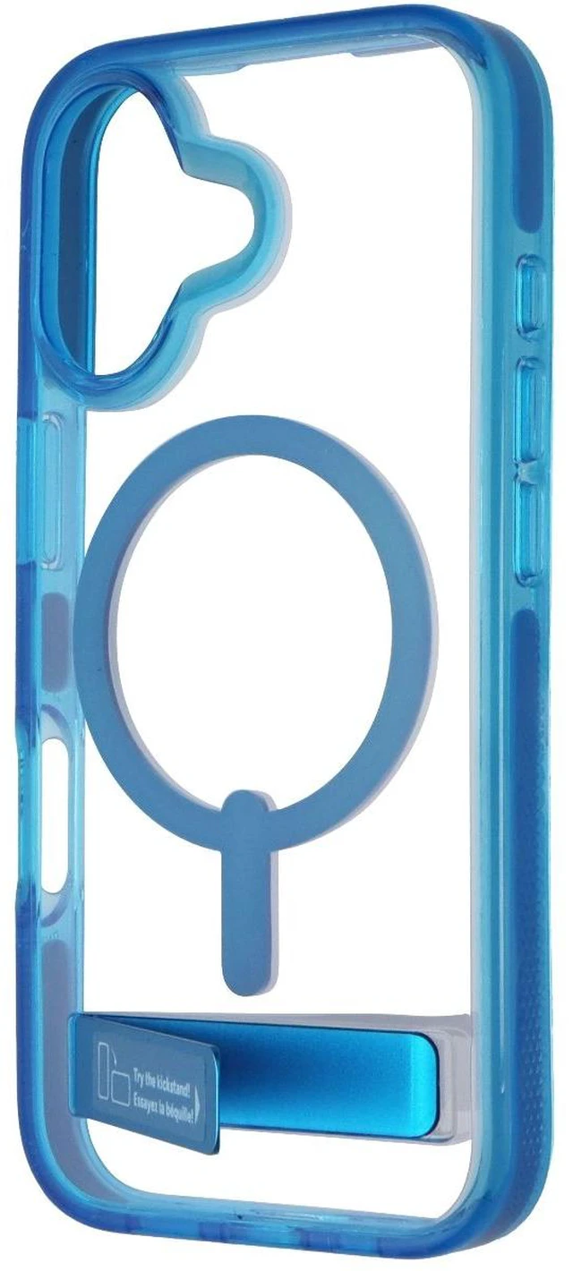 Main image of ZAGG Santa Cruz Snap Case w/ Kickstand for Apple iPhone 17 - Tranquil Blue