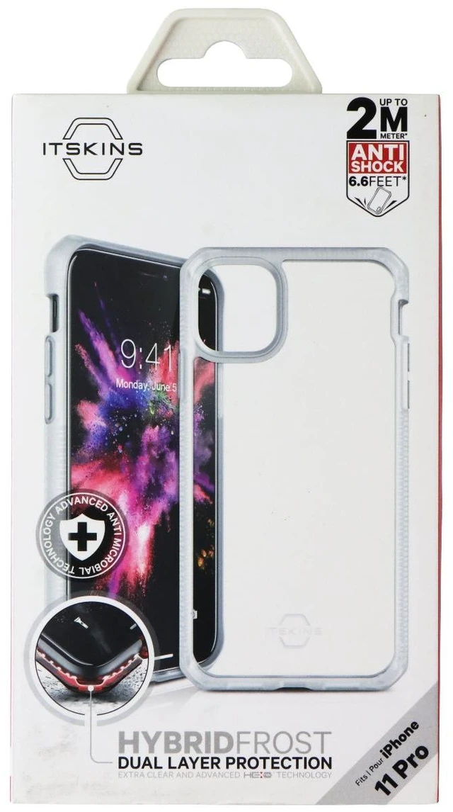 Main image of ITSKINS Hybrid Frost Series Hardshell Case for Apple iPhone 11 Pro - Transparent