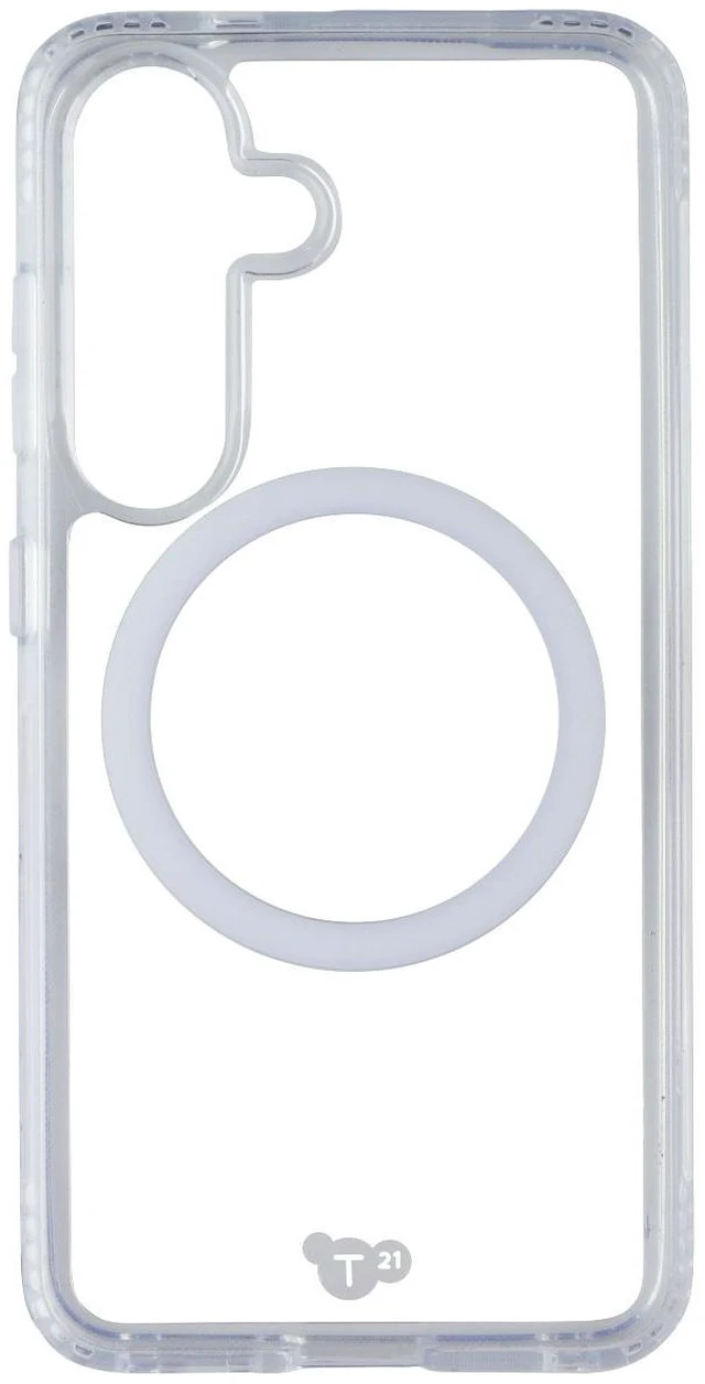 Alt view image 2 of 3 - Tech21 EvoClear Series Case with Magnets for Samsung Galaxy S25 - Clear