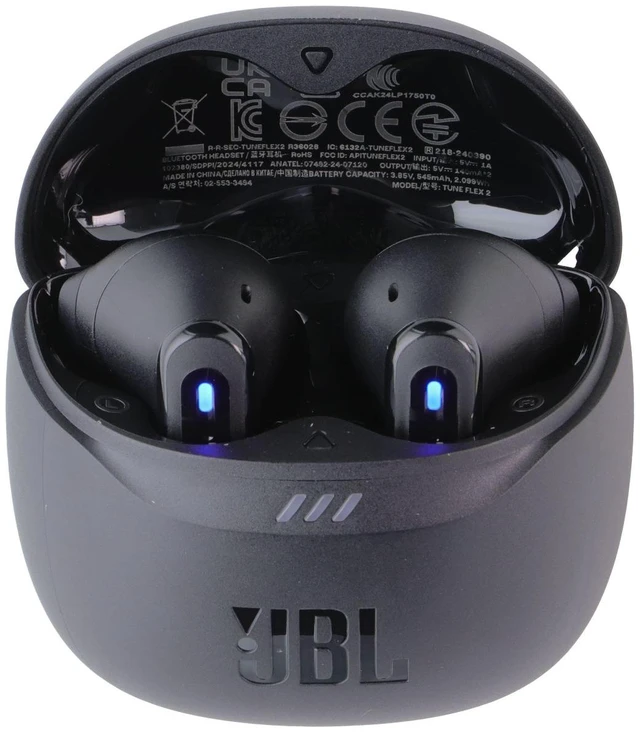 Alt view image 13 of 19 - JBL TFLEX2BLK Tune Flex 2 True Wireless Noise Cancelling Earbuds - Black