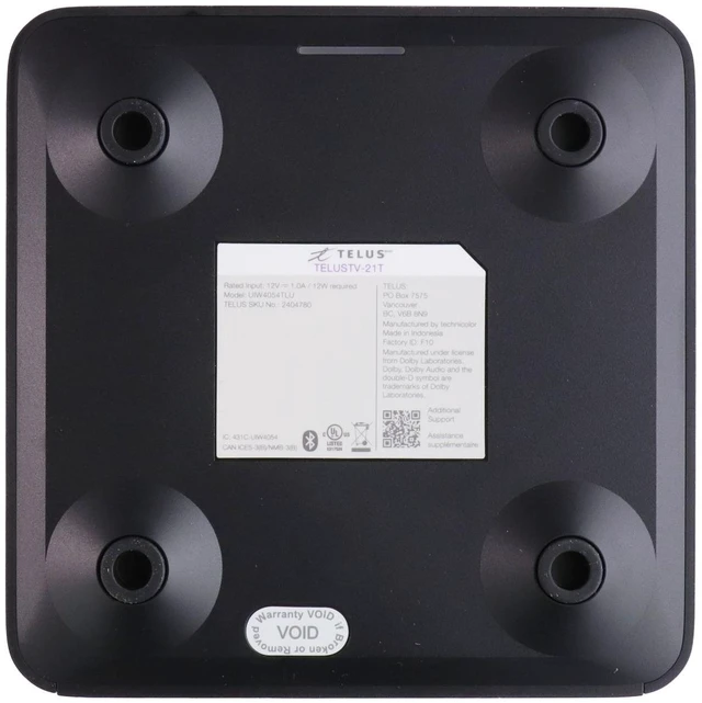 Alt view image 6 of 7 - TELUS TV Digital Box (TELUSTV-21T) 4K Android TV Media Streamer & Voice Remote