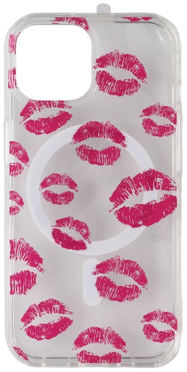 Alt view image 2 of 3 - MyBat Pro Mood Series Case for MagSafe for Apple iPhone 15 - Kisses/Clear