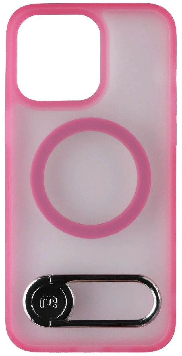 Alt view image 2 of 3 - MyBat Pro Lunar Series Case for MagSafe for Apple iPhone 15 Pro Max - Rose Pink