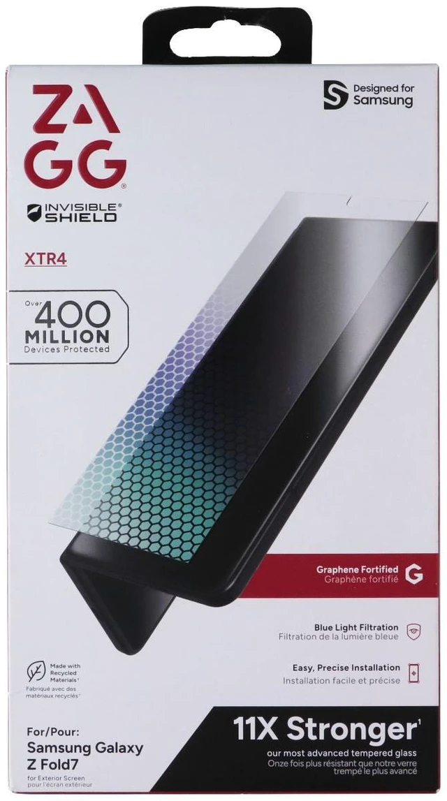 Main image of ZAGG InvisibleShield XTR4 Screen Protector For Samsung Galaxy Z Fold7