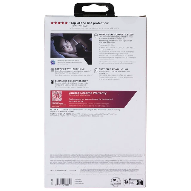 Alt view image 2 of 2 - ZAGG InvisibleShield XTR4 Screen Protector For Samsung Galaxy Z Fold7