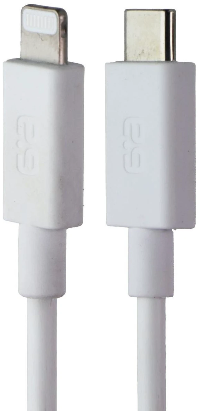 Main image of PureGear (4-Ft) USB-C to Lightning 8-Pin Charge/Sync Cable - White