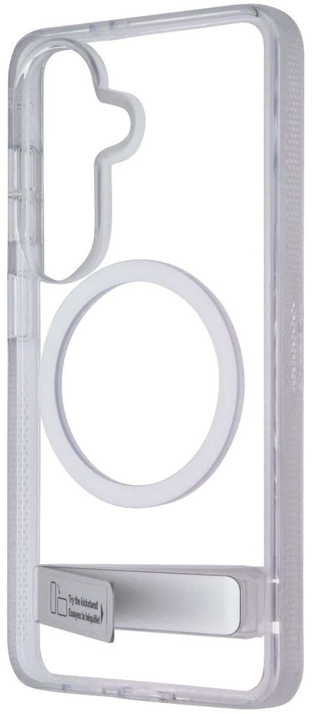 Main image of ZAGG Crystal Palace Snap Case with Kickstand for Samsung Galaxy S26 - Clear