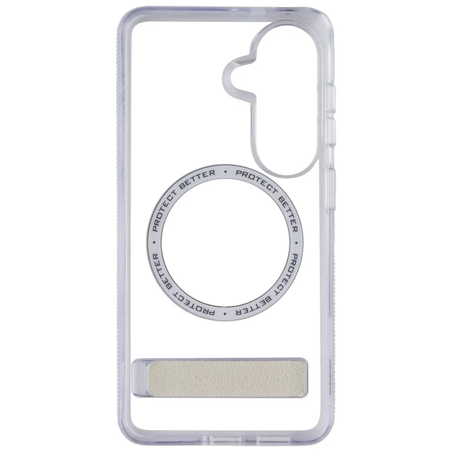 Alt view image 3 of 3 - ZAGG Crystal Palace Snap Case with Kickstand for Samsung Galaxy S26 - Clear