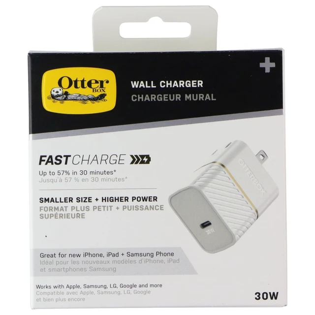 Alt view image 6 of 7 - OtterBox Protection + Power Kit for MagSafe for iPhone 16 Pro Max - Clear/White