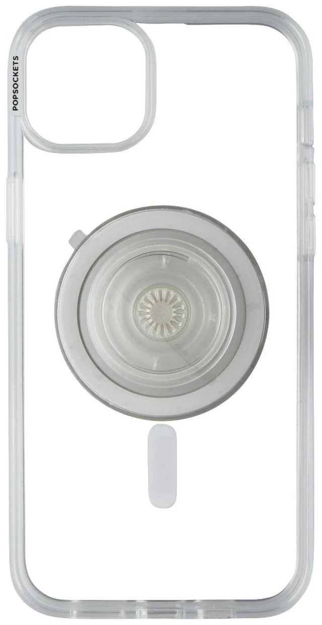 Alt view image 3 of 3 - PopSockets Pop Case for MagSafe for Apple iPhone 15 Plus - Clear