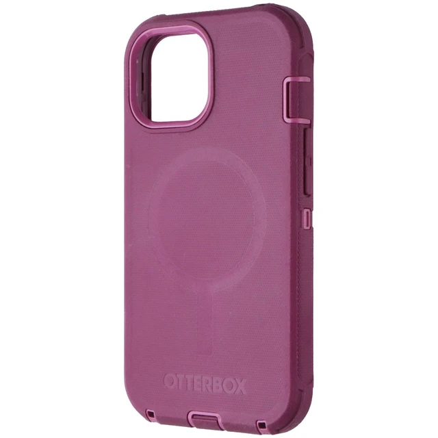 Alt view image 2 of 3 - OtterBox Defender Pro Case for MagSafe for iPhone 16e/15/14/13 - Foxberry Pink