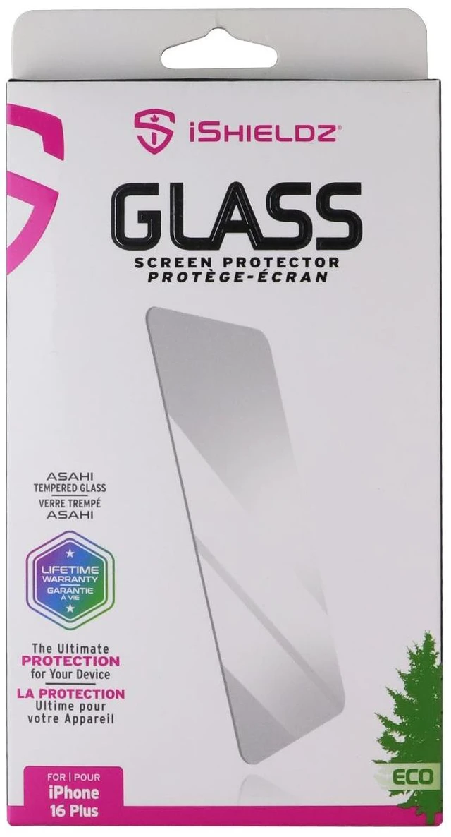Main image of iShieldz Glass Screen Protector for Apple iPhone 16 Plus Smartphones