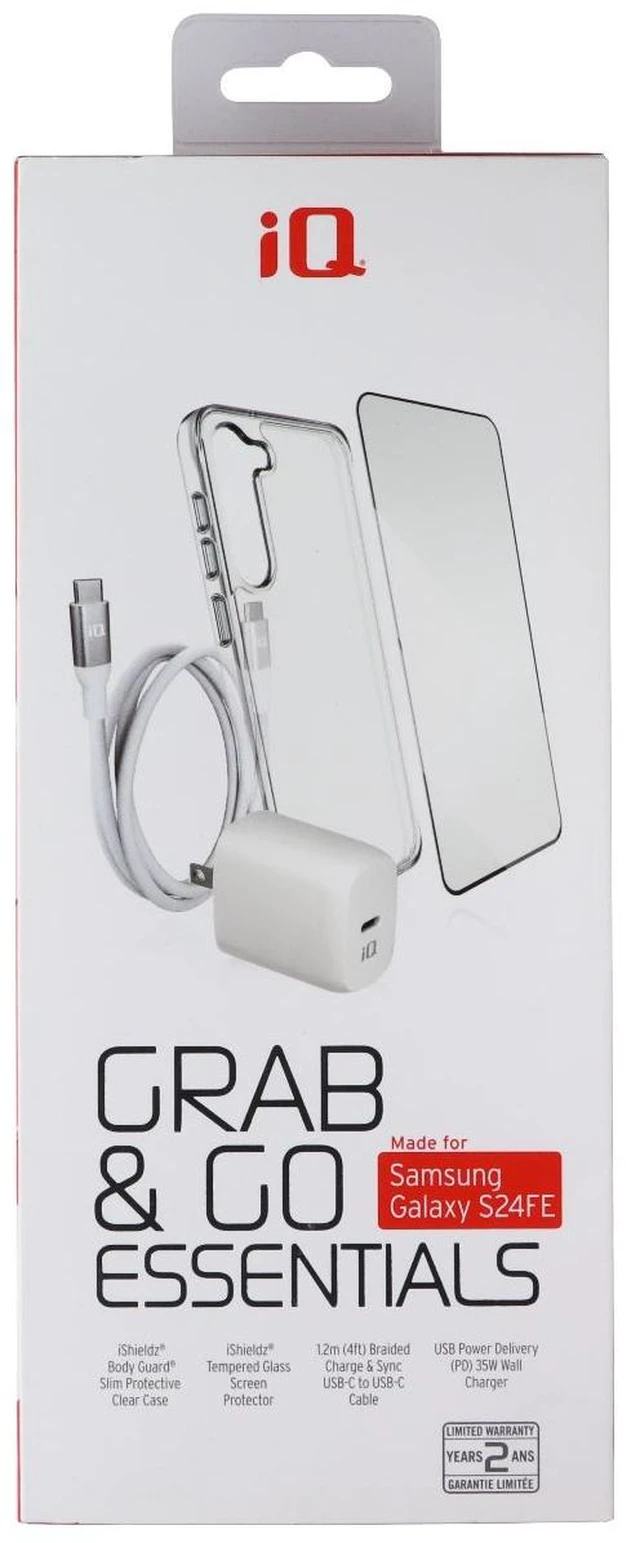 Main image of iQ Grab & Go Essentials Case and Charger Kit for Samsung Galaxy S24 FE