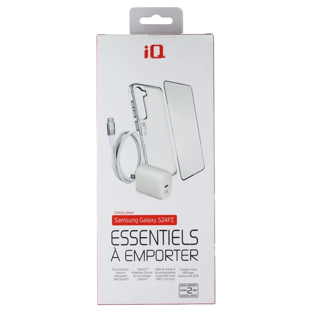 Alt view image 2 of 2 - iQ Grab & Go Essentials Case and Charger Kit for Samsung Galaxy S24 FE