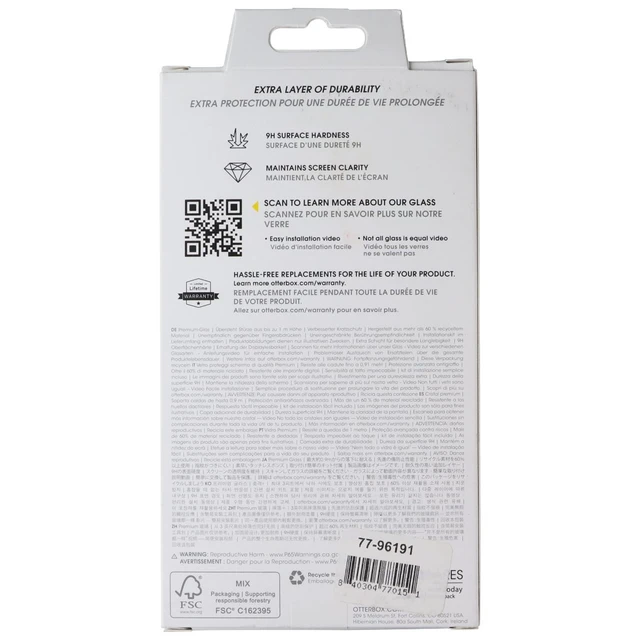 Alt view image 2 of 2 - OtterBox Premium Glass Screen Protector for Apple iPhone 16 Pro Max