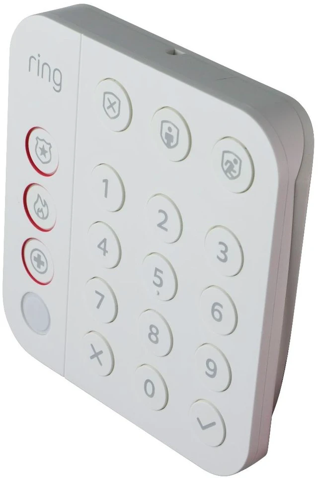 Main image of Ring Alarm Z-Wave S2 (2nd Gen) Mountable Wireless Keypad - White (5AT2S7)