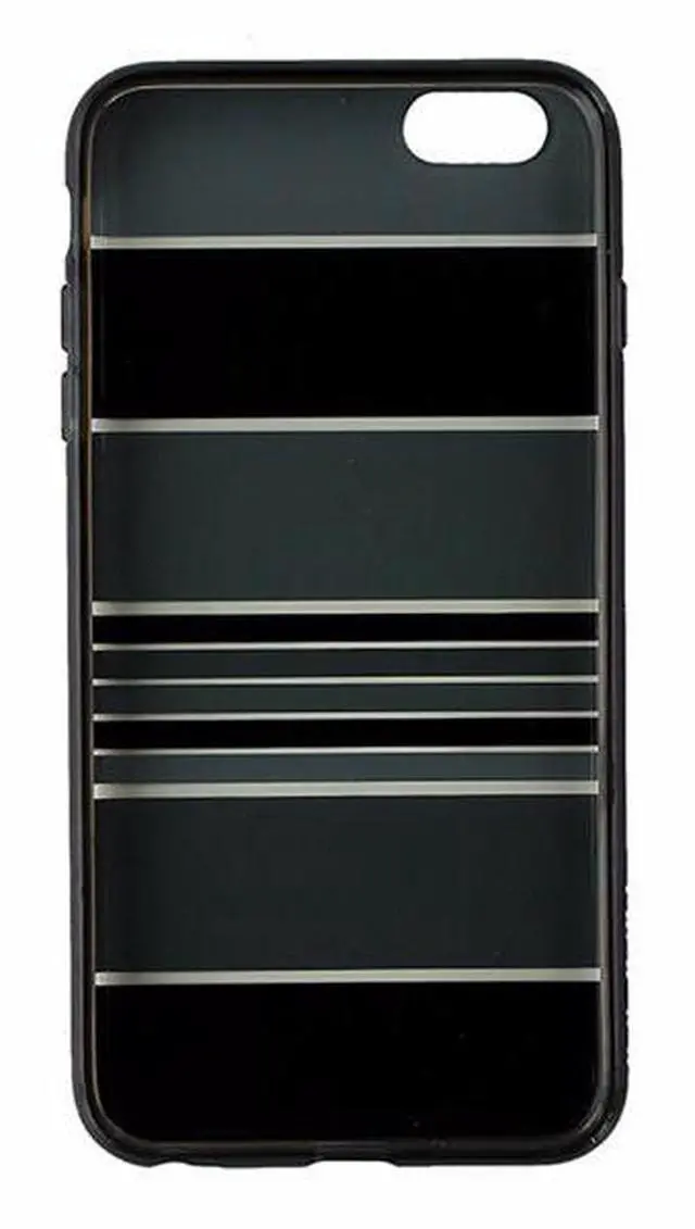 Alt view image 2 of 8 - Incipio Hensley Stripe Design Series for iPhone 6/6s+ - Black, Translucent