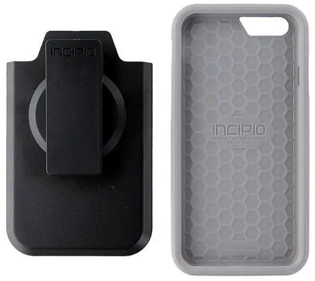 Alt view image 2 of 7 - Incipio [Performance] Series Level 4 Carrying Case (Holster) for iPhone 6, iPhone 6S - White, Orange