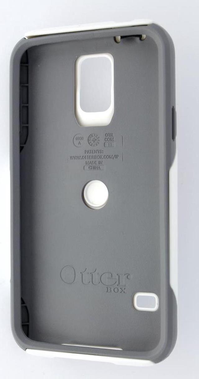 Alt view image 9 of 12 - Samsung Galaxy S5 Otterbox White/Grey (Glacier) Commuter series case