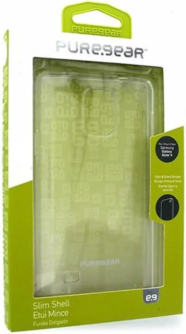 Alt view image 10 of 16 - PureGear Slim Shell Clear/Clear Case for Samsung Galaxy Note 4 60855PG