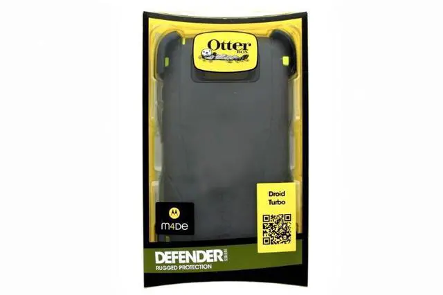Alt view image 5 of 5 - Otterbox Motorola Droid Turbo Defender Case - Citron Kick