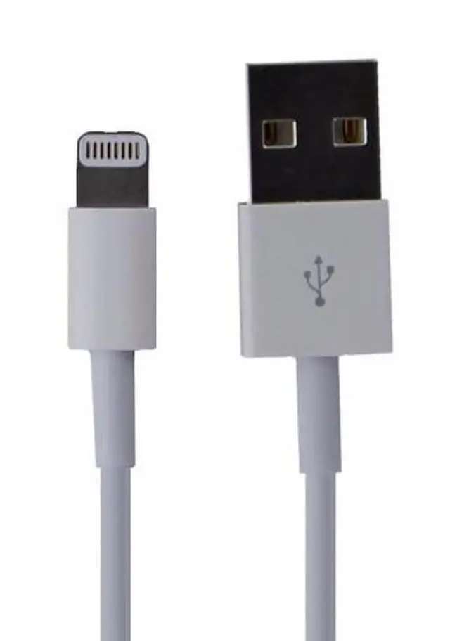Alt view image 2 of 6 - Apple MD818ZM/A Lightning to USB Cable - 1 meter (3.28 Feet) - White