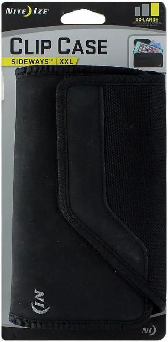 Alt view image 4 of 20 - Nite Ize Black Solid Clip Case Sideways Holster - XXL CCS2L-01-R3
