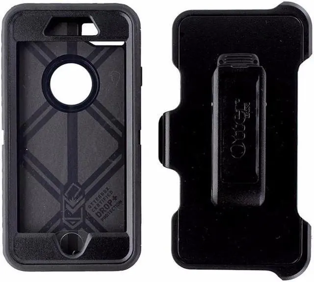 Alt view image 9 of 20 - OtterBox DEFENDER SERIES Case for iPhone 7 (ONLY) - Retail Packaging - BLACK