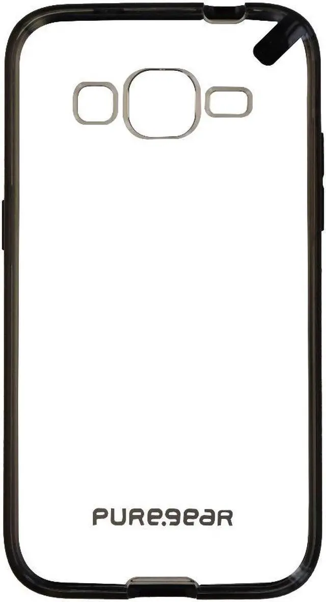 Alt view image 3 of 8 - PUREGEAR SLIM SHELL BLACK/CLEAR CASE COVER FOR SAMSUNG GALAXY CORE PRIME G360