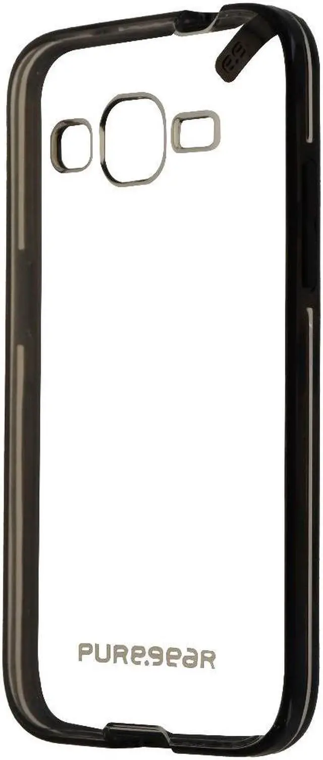 Alt view image 2 of 8 - PUREGEAR SLIM SHELL BLACK/CLEAR CASE COVER FOR SAMSUNG GALAXY CORE PRIME G360