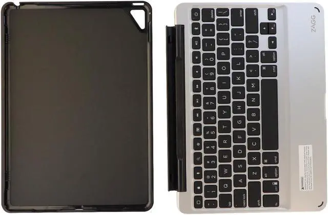 Alt view image 11 of 16 - ZAGG Slim Book Case with Keyboard for the Apple 9.7-inch iPad Pro Model ID8ZF2-BB0