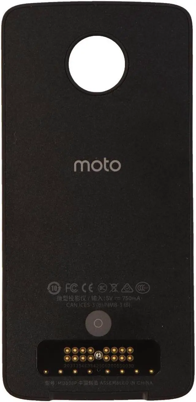 Alt view image 4 of 5 - Motorola Moto Mod Insta-Share Projector for Moto Z Droid and Moto Z Force Droid - Black