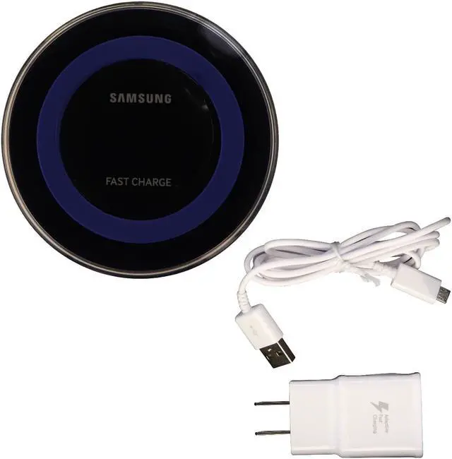 Alt view image 3 of 12 - Samsung EP-PN920TCEGUS Qi Certified Fast Charge Wireless Charger Black/Blue