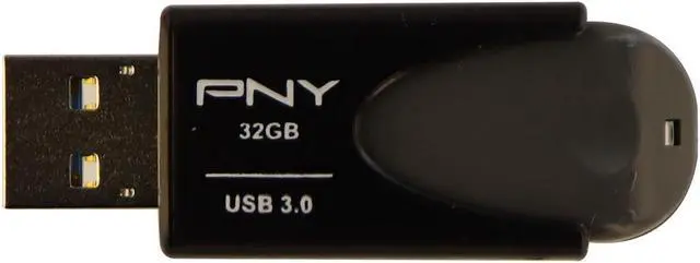 Alt view image 3 of 20 - PNY - Elite Turbo Attache 4 32GB USB 3.0 Type A Flash Drive - Black