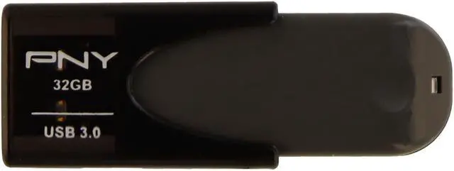 Alt view image 2 of 20 - PNY - Elite Turbo Attache 4 32GB USB 3.0 Type A Flash Drive - Black