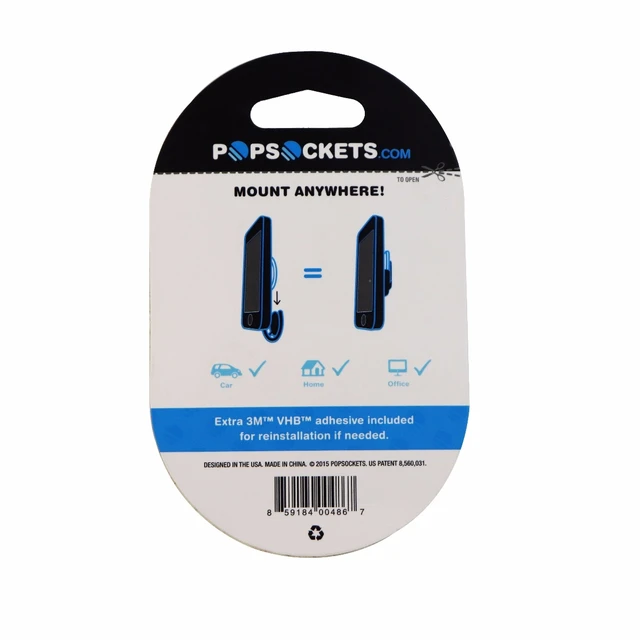 Alt view image 13 of 20 - Popsocket Phone Grip & Stand - Popclip Mount - Novelty Toy by Popsockets