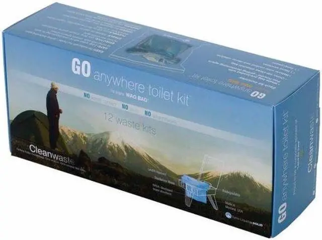 Alt view image 2 of 7 - Cleanwaste D019W12 Go Anywhere 12-Pack Waste Kits