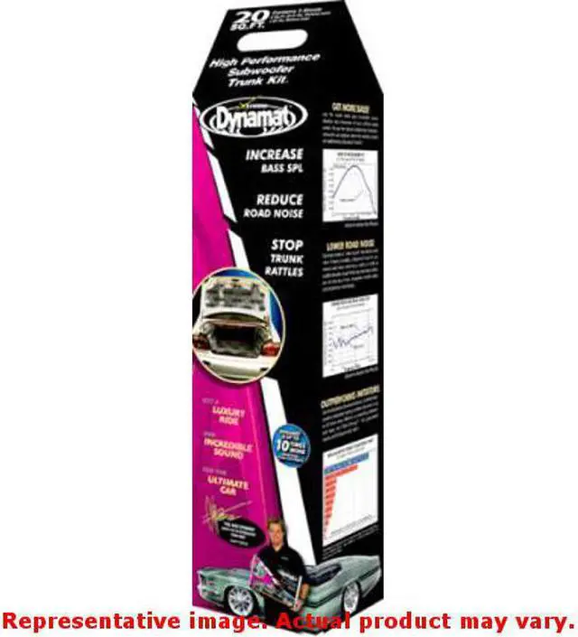 Alt view image 12 of 20 - Dynamat 19405 Five 18 x 32 Sheets Xtreme Trunk Kit