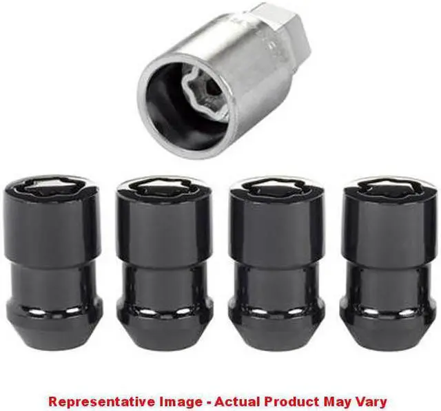 Alt view image 2 of 16 - McGard 24038 Chrome/Black Cone Seat Wheel Lock Set (1/2"-20)
