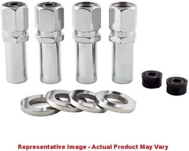 Alt view image 5 of 13 - McGard 63004 Chrome Extra Long 1.365" Shank Style Lug Nut Set (1/2"-20)