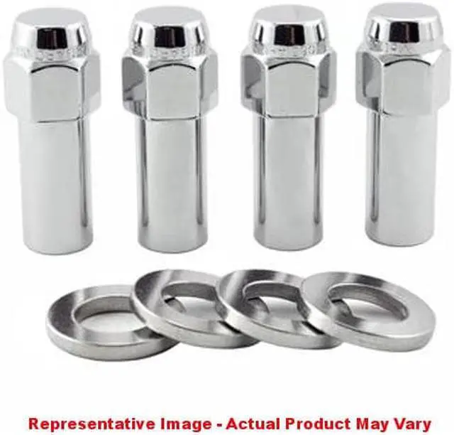 Alt view image 4 of 8 - McGard 63015 Chrome Extra Long 1.365" Shank Style Lug Nut Set (7/16"-20)