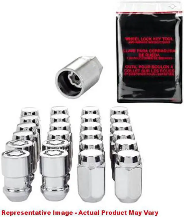 Alt view image 3 of 5 - McGard 84657 Chrome Cone Seat Wheel Installation Kit; 6 Lug (M12 x 1.5)