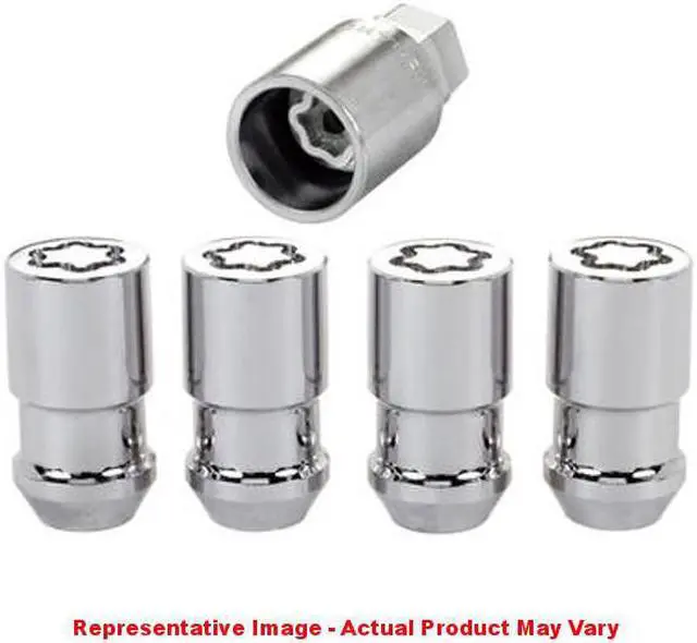 Alt view image 4 of 13 - McGard 24198 Chrome Cone Seat Wheel Lock Set (1/2"-20)