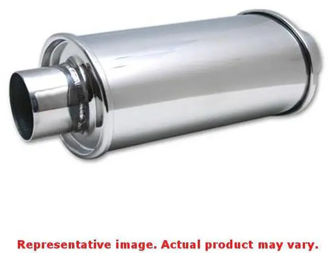 Alt view image 2 of 2 - Vibrant 1142 Stainless Steel Resonator (Ultra Quiet Design) 3in inlet/outlet x