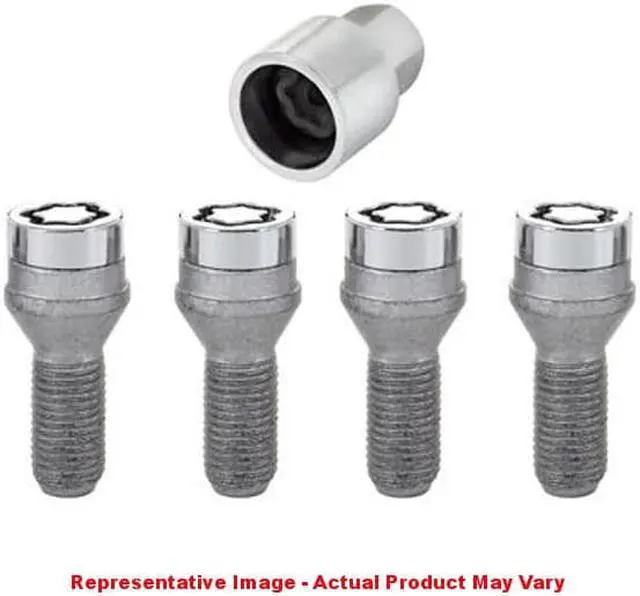 Alt view image 4 of 20 - McGard 27226 Chrome Bolt Style Cone Seat Wheel Lock Set (M14 x 1.25)