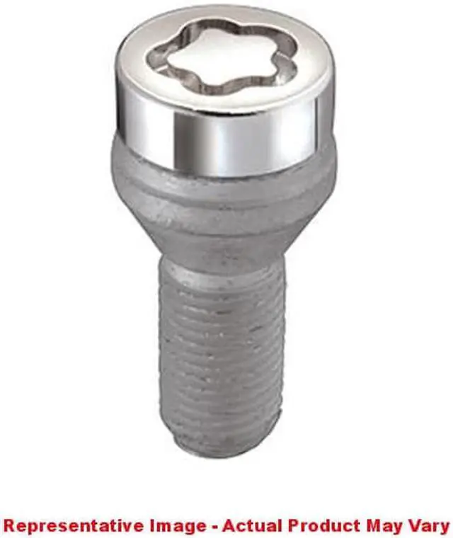 Alt view image 3 of 16 - McGard 27179 Chrome Bolt Style Cone Seat Wheel Lock Set (M12 x 1.5)
