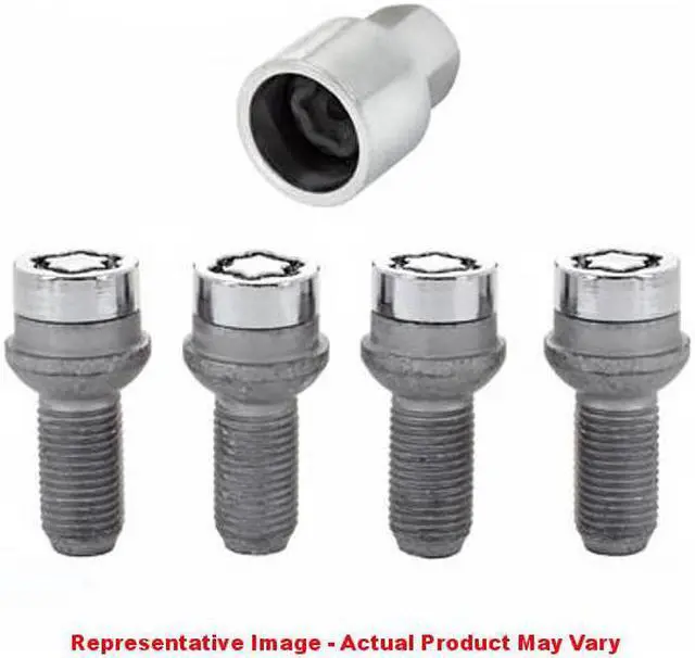 Alt view image 3 of 14 - McGard 28174 Chrome Bolt Style Radius Seat Lock Bolt Set (M14 x 1.5)