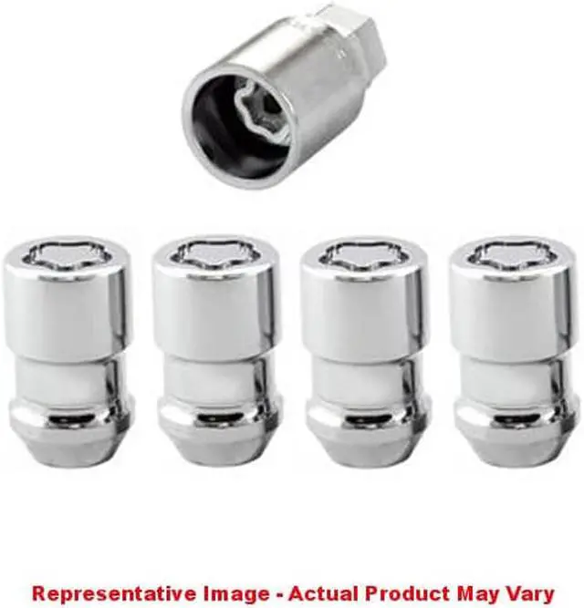 Alt view image 4 of 20 - MCGARD Chrome 12 mm x 1.50 Thread Cone Seat Premium Wheel Lock 4 pc P/N 24137